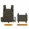 KRYDEX 500D Tactical Vest Laser Cutting MOLLE LAVC Plate Carrier Quick Release Buckle Airsoft Combat Paintball CS Vest Gear