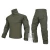 KRYDEX CP Style G3 Combat BDU Uniform Set For Outdoor Hunting Tactical Camouflage Shirt & Pants Clothing Ranger Green