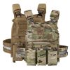 KRYDEX 500D FCPC V5 Plate Carrier Tactical Vest with Tegris Cummerbund KTAR Front Flap Backpack Hunting Paintball Men Vest
